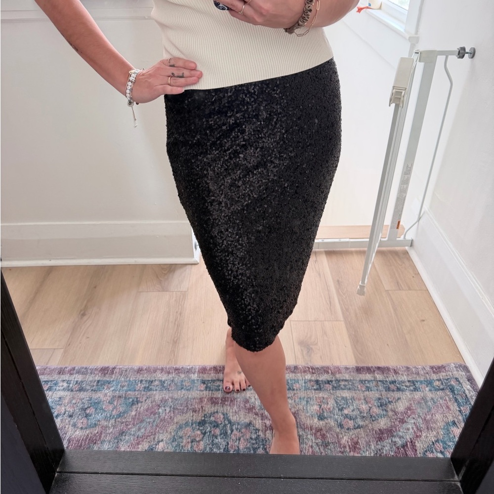 NWT Ann Taylor Sequin Skirt